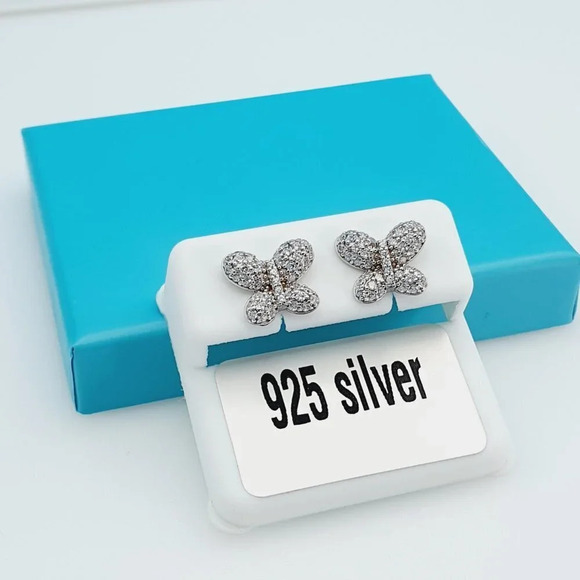 "925 Sterling Silver CZ Beautiful Earrings for Women, 1USPAR4189 - Picture 10 of 11